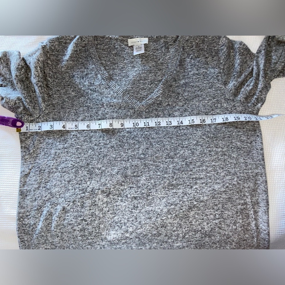 Women’s Lucky Brand Ladies' V-Neck Tunic‎ Long Sleeves Pullover size Large - Picture 8 of 15